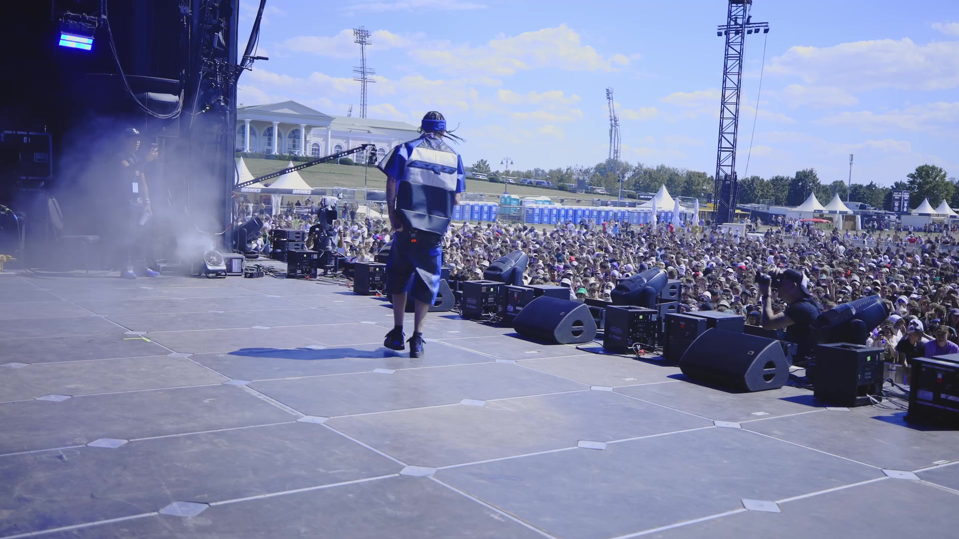 Rolling Loud backstage frame